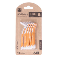 SOFTDENT ECO Mezizubní kartáček zahnutý 0,4 mm 10 ks