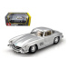 Burago mercedes benz 300sl 1954 1:24 stříbrné