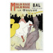 Obrazová reprodukce Poster for Moulin Rouge and La Goulue, Henri de Toulouse-Lautrec, 26.7 × 40 