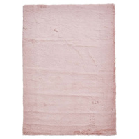 Růžový koberec Think Rugs Teddy, 80 x 150 cm