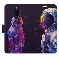 iSaprio Flip pouzdro Neon Astronaut 02 pro Xiaomi Redmi 8