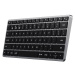 Satechi klávesnica Slim X1 Bluetooth Backlit Keyboard CZ - Space Gray, ST-BTSX1M-CZ Vesmírně šed