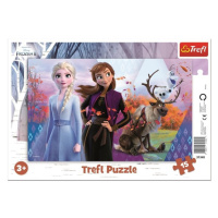 Trefl Puzzle Frozen 2 - Magický svět Anny a Elsy / 15 dílků