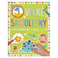 Velké samolepky a omalovánky pro malé ruce Dino ostrov