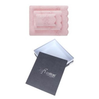 Soft Cotton - Dárkové balení ručníků a osušky Silvia, 3 ks, růžová