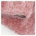 Ayyildiz koberce Kusový koberec Brilliant Shaggy 4200 Rose kruh - 160x160 (průměr) kruh cm