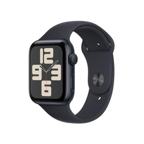 Apple Watch SE (2023) GPS 44mm sportovní silikonový řemínek temně inkoustový S/M
