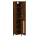 vidaXL Skříň highboard hnědý dub 34,5 x 34 x 180 cm kompozitní dřevo