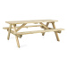 Blumfeldt Picknicker 180, piknikový stůl, zahradní set, 32 mm, borovicové dřevo