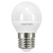 CENTURY LED MINI GLOBE HARMONY 95 6W E27 2700K Ra95 470Lm 240d 45x75mm IP20 CEN HRH1G-062727