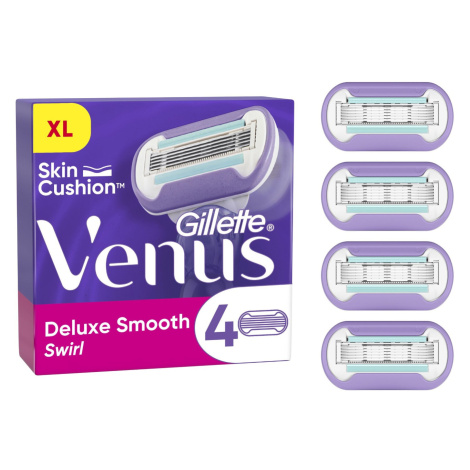 Gillette Venus Swirl Extra Smooth náhradní hlavice 4 ks