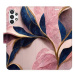 iSaprio flip pouzdro Pink Leaves pro Samsung Galaxy A32 5G