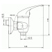 Novaservis Metalia 55064.0 ROZTEČ 100mm (55064,0)