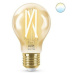 LED Žárovka WiZ Tunable White Filament Amber 8718699787219 E27 A60 6,7-50W 640lm 2000-5000K, stm