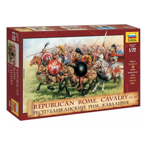Wargames (AOB) figurky 8038 - Rep. Rome Cavalry III-I BC (re-release) (1:72) Zvezda