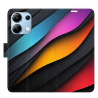 iSaprio Flip pouzdro Color Waves pro Xiaomi Redmi Note 13