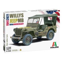 Model Kit auto 3635 - Willys Jeep MB (1:24)