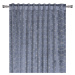 Dekorační vzorovaný závěs s poutky s tunýlkem SANSO šedá 140x260 cm (cena za 1 kus) MyBestHome