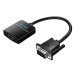 Vention VGA to HDMI Converter with Female Micro USB and Audio Port 0.15m Black