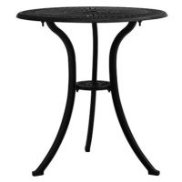 Zahradní stůl černý 62 × 62 × 65 cm litý hliník, 315580