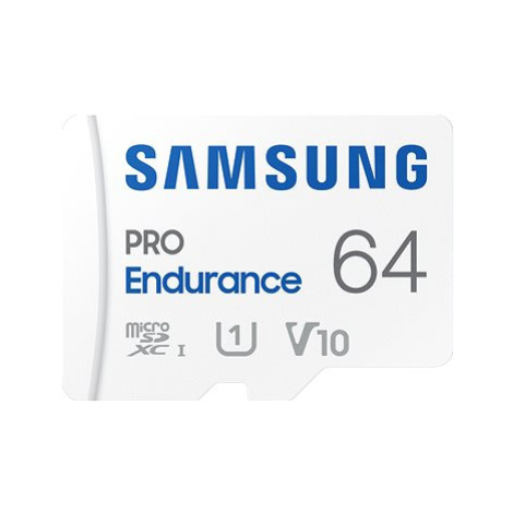 Samsung MicroSDXC 64GB PRO Endurance + SD adaptér