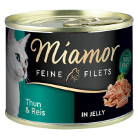 Miamor Feine Filets 6 x 185 g - Tuňák & Rýže v želé