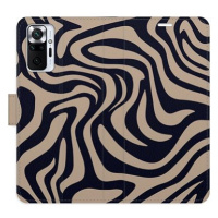 iSaprio Flip pouzdro Zebra Black 02 pro Xiaomi Redmi Note 10 Pro