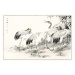 Ilustrace The Japanese Crane, Numata Kashu, 40 × 26.7 cm