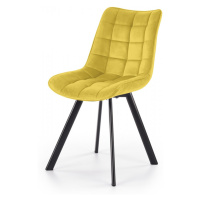 HALMAR Designová židle Mirah hořčicová