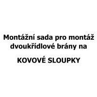 Montážní sada 16 ks šroubů pro dvoukřídlovou bránu