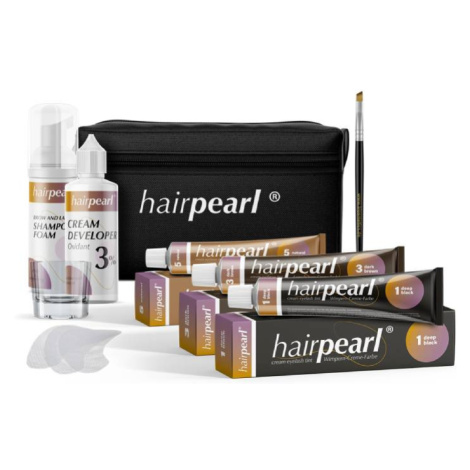 HairPearl Starter Tinting Set - kompletní set produktů pro barvení obočí a řas
