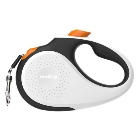 Reedog Senza Premium samonavíjecí vodítko XS 12kg / 3m páska / bílé s oranžovou
