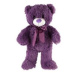 Medvěd s mašlí plyš 50cm fialový