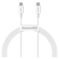 Kabel Baseus Superior Series Cable USB-C to USB-C, 100W, 1m (white) (6953156208452)