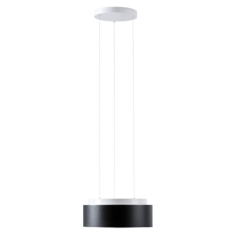 OSMONT ERI70424 ERIS LEC2 závěsné skleněné svítidlo bílá / bílo - černá IP40 3000 K 14W LED DALI