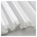 Dekorační krátká záclona se zirkony s řasící páskou RACHEL bílá 400x120 cm MyBestHome