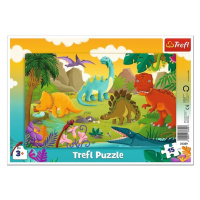 Trefl Puzzle Dinosauři / 15 dílků