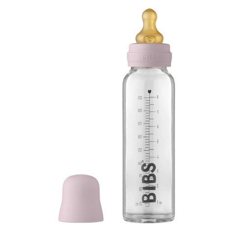 BIBS Baby Bottle skleněná láhev Dusky Lilac 225ml