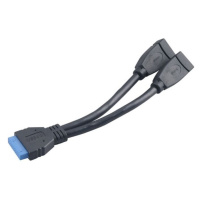 Akasa USB 3.0, interní USB kabel, 15cm