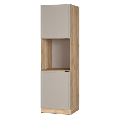 Vicco SKŘÍŇKA NA VESTAVĚNOU TROUBU Fame-Line GreyBeige 60 cm otevřený