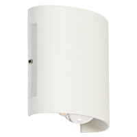 Venkovní nástěnné svítidlo bílé včetně LED 2 svítí IP54 - Silly