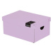 Krabice lamino velká PASTELINI fialová