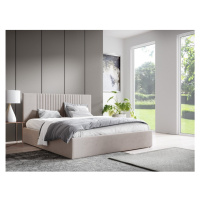 Eka Čalouněná postel LINA 180x200 cm Barva látky Trinity: (2310) Růžová, Úložný prostor: Bez úlo
