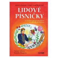 Nejznámější české a moravské lidové písničky s úpravou pro klavír a s akordy pro kytaru