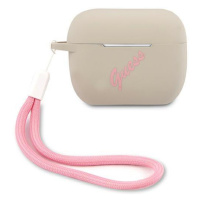 Guess GUACAPLSVSGP pouzdro na Airpods PRO grey pink Silicone Vintage