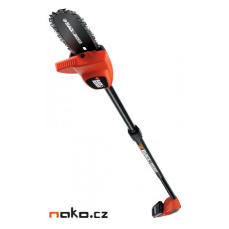 Black&Decker BLACK & DECKER GPC1820L20 aku teleskopická vyvětvovací pila 20cm, 18V Li-Ion Black + Decker