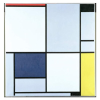 Obrazová reprodukce Tableau 1, Mondrian, Piet, 40 × 40 cm