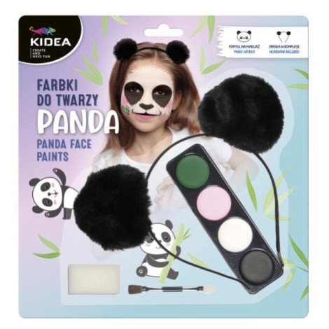 Sada barev na obličej s páskem Panda Kidea