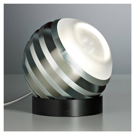 TECNOLUMEN TECNOLUMEN Bulo - stolní lampa LED, hliník