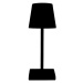 Eurolamp LED Stmívatelná dotyková stolní lampa LED/3,5W/5V 5200 mAh IP54 černá
